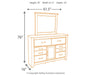 Juararo Dresser and Mirror - Furniture 2 Go- FL
