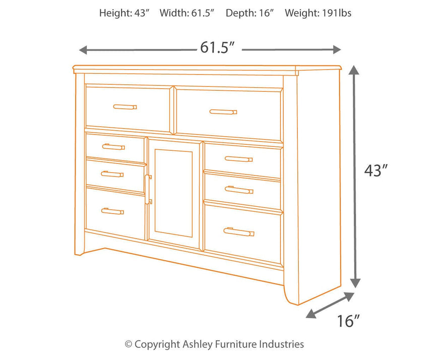 Juararo Dresser - Furniture 2 Go- FL