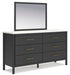 Cadmori Dresser and Mirror - Furniture 2 Go- FL