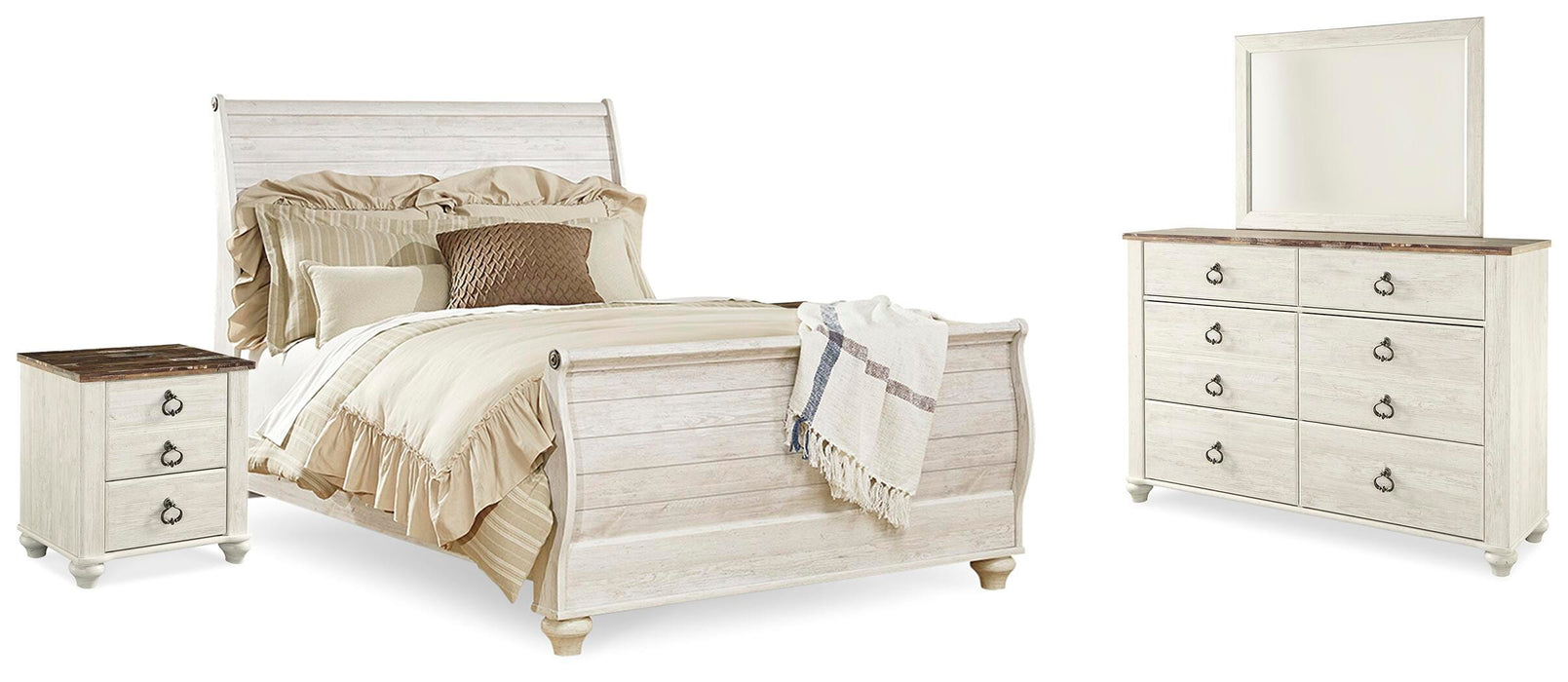 Willowton Bedroom Set - Furniture 2 Go- FL
