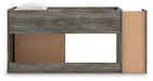 Frandern Loft Bed with Bookcase Storage - Furniture 2 Go- FL