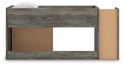 Frandern Loft Bed with Bookcase Storage - Furniture 2 Go- FL
