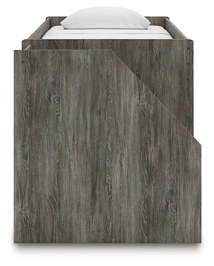 Frandern Loft Bed with Bookcase Storage - Furniture 2 Go- FL