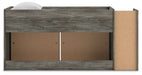 Frandern Loft Bed with Bookcase Storage - Furniture 2 Go- FL