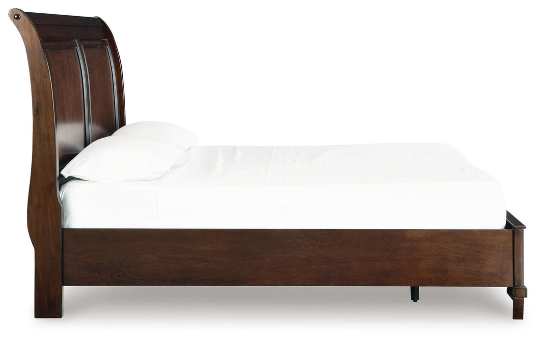 Trellington Sleigh Storage Bed - Furniture 2 Go- FL