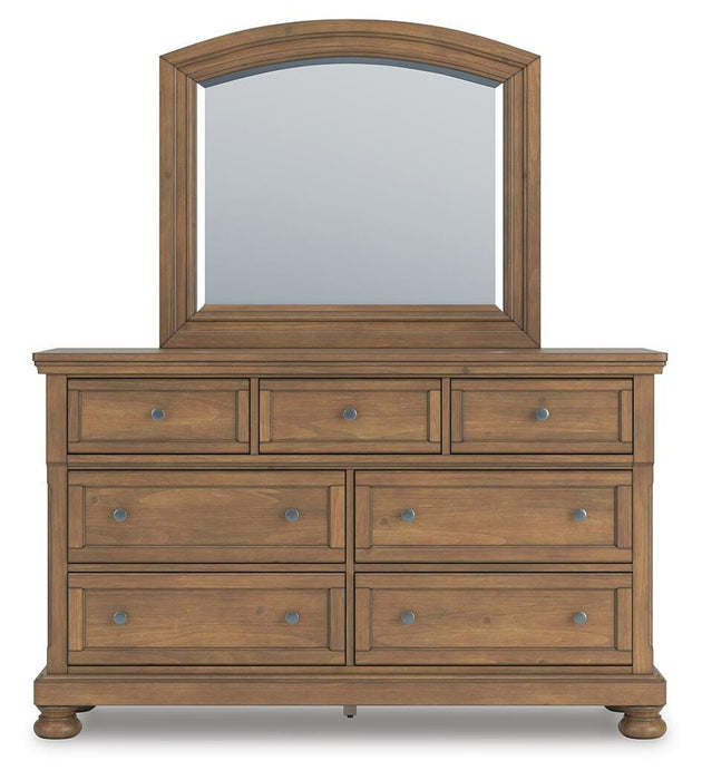 Feddinger Dresser and Mirror - Furniture 2 Go- FL