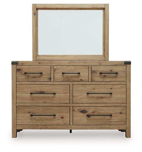 Ridgester Dresser and Mirror - Furniture 2 Go- FL
