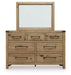 Ridgester Dresser and Mirror - Furniture 2 Go- FL