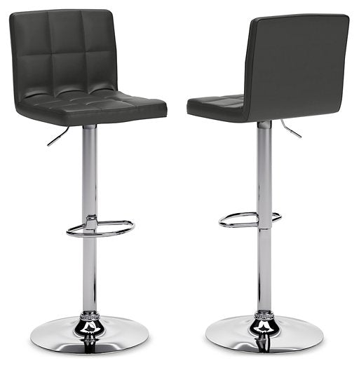Bellatier Adjustable Height Bar Stool - Furniture 2 Go- FL