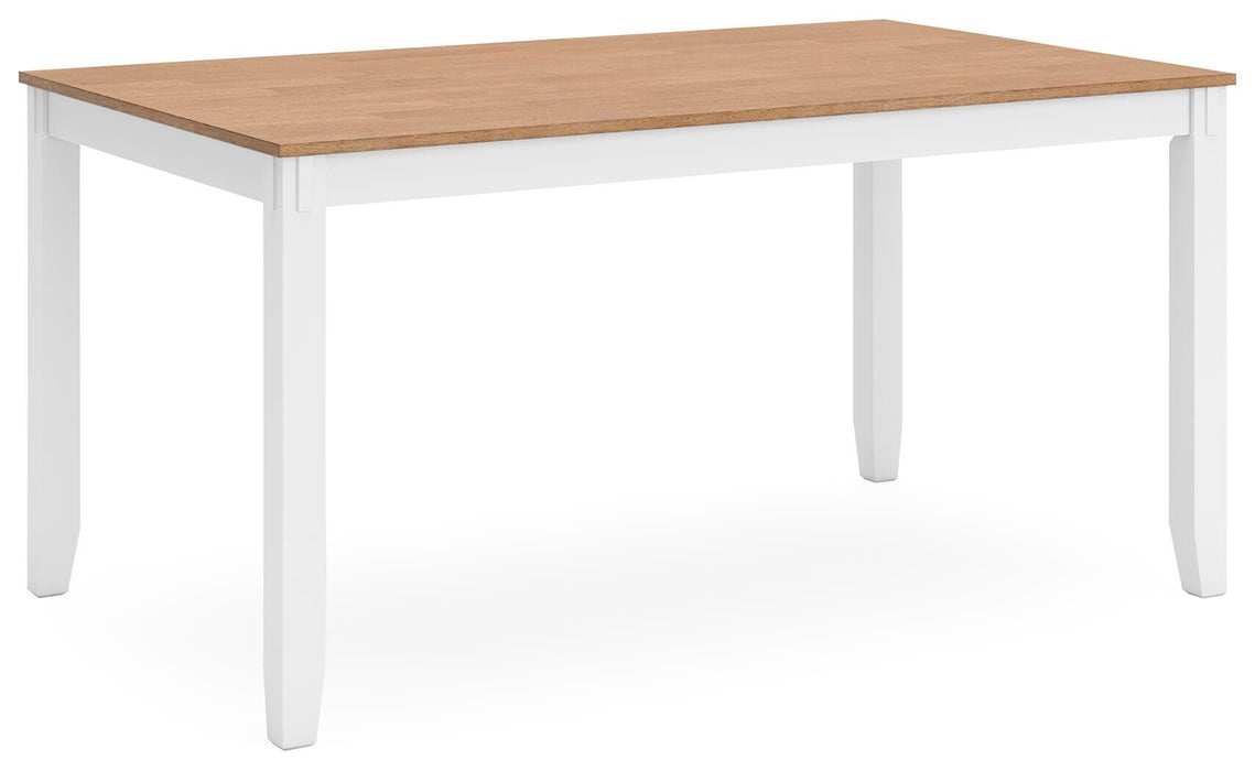 Gesthaven Dining Table with 4 Chairs and Bench (Set of 6) - Furniture 2 Go- FL