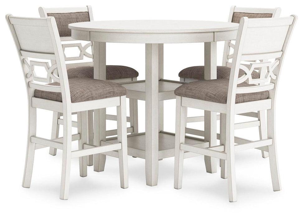 Erinberg Counter Height Dining Table and 4 Barstools (Set of 5) - Furniture 2 Go- FL