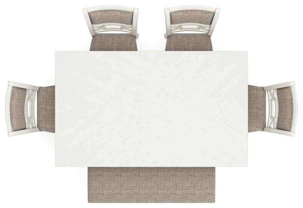 Erinberg Dining Table and 4 Chairs and Bench (Set of 6) - Furniture 2 Go- FL