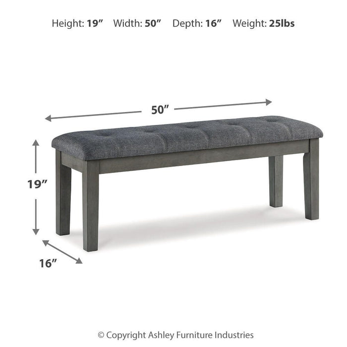 Hallanden 50" Dining Bench - Furniture 2 Go- FL