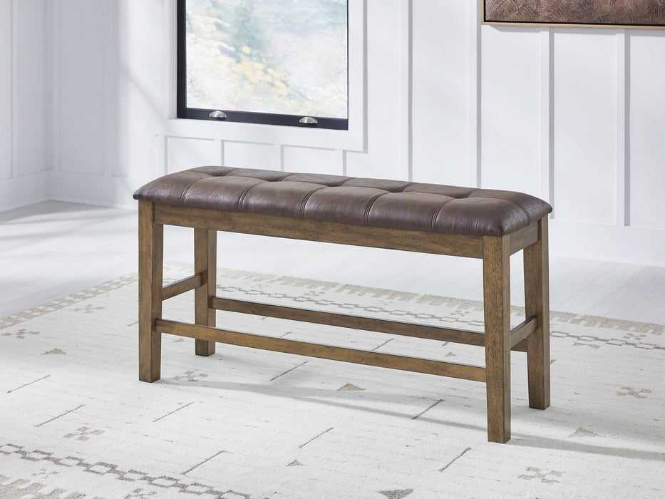 Urbinforte Counter Height Dining Bench - Furniture 2 Go- FL