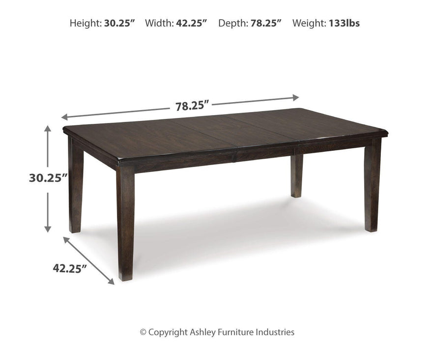 Haddigan Dining Extension Table - Furniture 2 Go- FL
