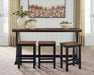 Wildenauer Counter Height Dining Table and 3 Barstools Set - Furniture 2 Go- FL