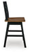Wildenauer Counter Height Swivel Barstool - Furniture 2 Go- FL