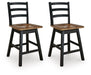 Wildenauer Counter Height Swivel Barstool - Furniture 2 Go- FL
