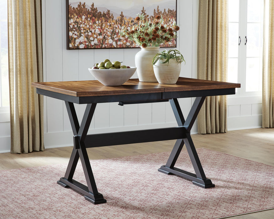 Wildenauer Counter Height Butterfly Extension Table - Furniture 2 Go- FL