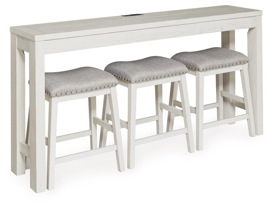 Robbinsdale Counter Height Dining Table and 3 Barstools Set - Furniture 2 Go- FL