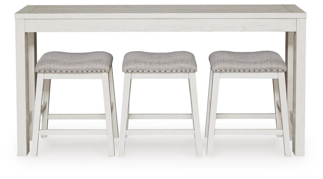 Robbinsdale Counter Height Dining Table and 3 Barstools Set - Furniture 2 Go- FL