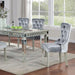 ADALIA Dining Table, Silver - Furniture 2 Go- FL