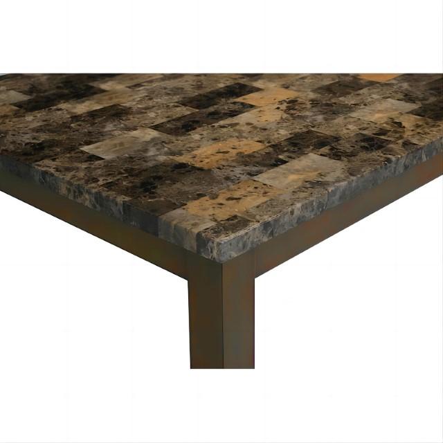 Adia 7 Pc Dinning Table Set Grey & Brown