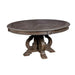 Arcadia Rustic Natural Tone Round Dining Table - Furniture 2 Go- FL