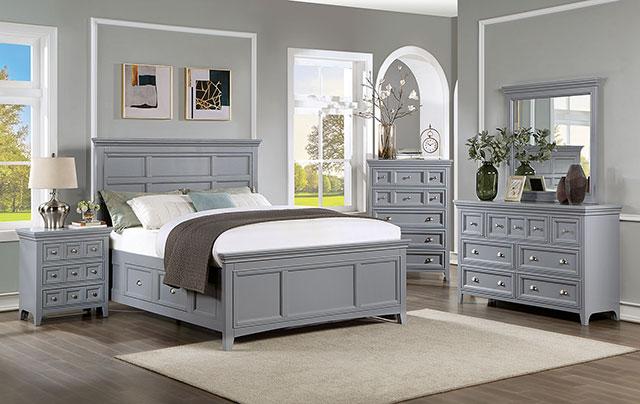 CASTLILE Dresser, Gray - Furniture 2 Go- FL