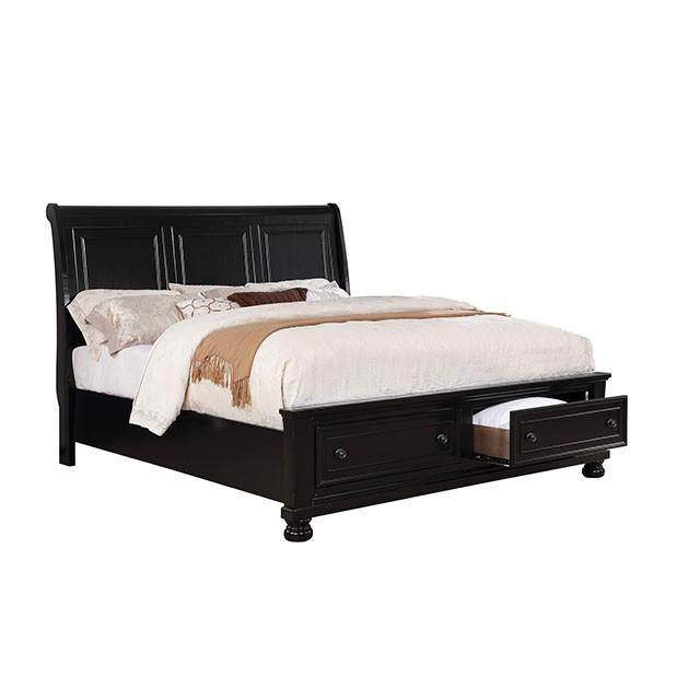 Castor Brown Cherry Queen, E.King, & Cal.King Bed - Furniture 2 Go- FL