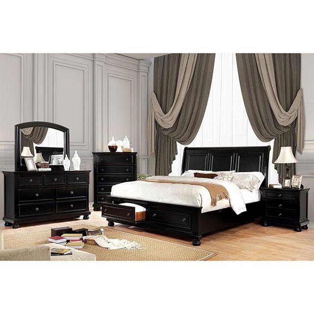 Castor Brown Cherry Queen, E.King, & Cal.King Bed - Furniture 2 Go- FL