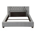 Cayla Cal.King, E.King, & Queen Bed Silver & Grey - Furniture 2 Go- FL