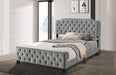Charlize Bed Grey & Navy - Furniture 2 Go- FL