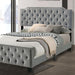 Charlize Bed Grey & Navy - Furniture 2 Go- FL