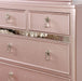 Ariston Rose Gold Dresser - Furniture 2 Go- FL