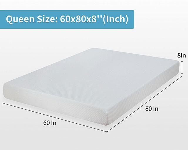 Artemisia 8" Cal. King, E.King, Full, & Queen Memory Foam Mattress