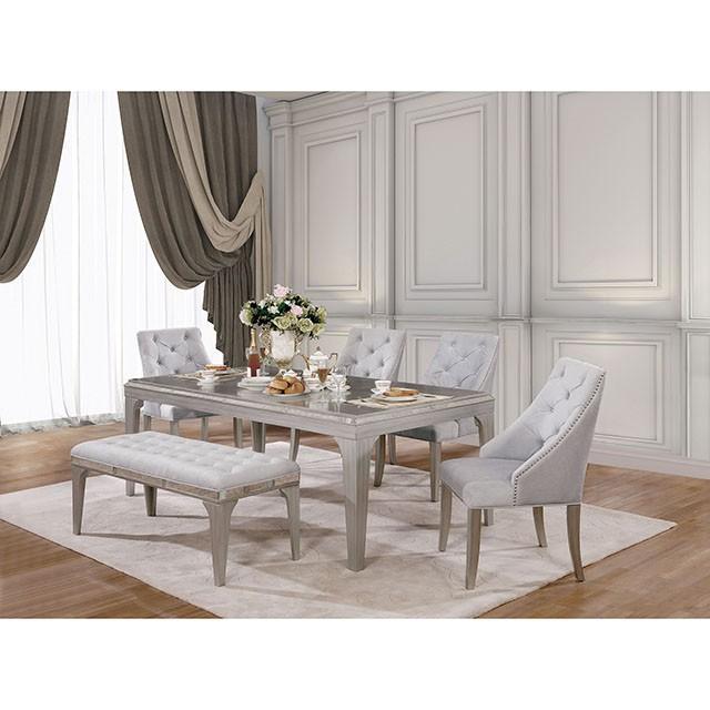 Diocles Dining Table Set with Bench - Furniture 2 Go- FL