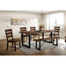 Dulce Walnut/Black Dining Table - Furniture 2 Go- FL