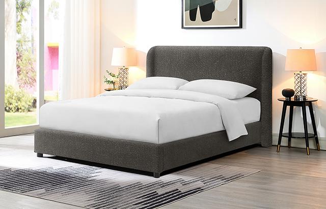 Laverni E.King, Full, & Queen Bed White, Grey, & Black