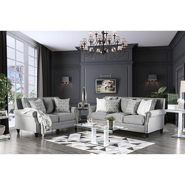 Giovanni Gray Sofa - Furniture 2 Go- FL