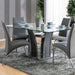 Glenview I Gray/Chrome Dining Table - Furniture 2 Go- FL