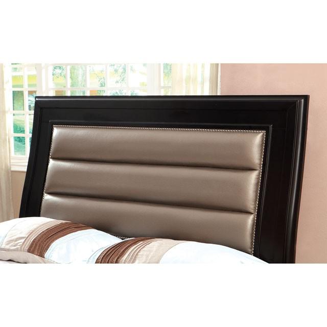 Golva Bed Beige & Black - Furniture 2 Go- FL