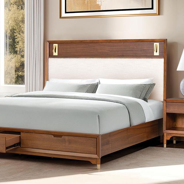 Hepburne Bed With Storage & Without Storage - Furniture 2 Go- FL