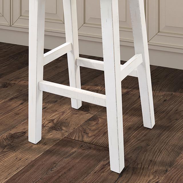 Biasca 29" Stool (2/CTN) White, Brown, & Black - Furniture 2 Go- FL