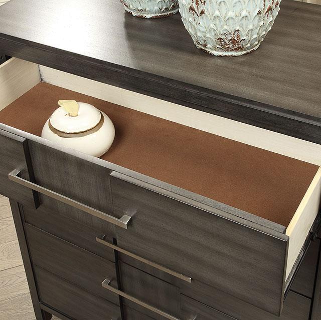 Berenice Gray Chest - Furniture 2 Go- FL