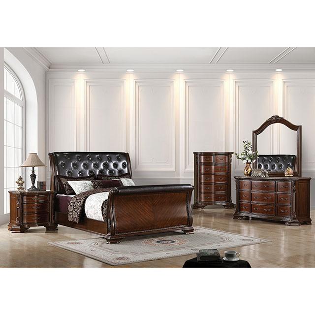 Monte Vista I Brown Cherry Dresser - Furniture 2 Go- FL