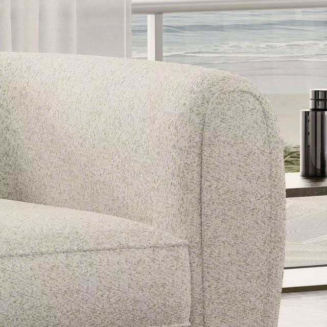 VERDAL Loveseat, Off-White - Furniture 2 Go- FL