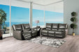 PHINEAS Power Sofa, Gray - Furniture 2 Go- FL