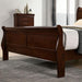 Louis Philippe Full, Twin, Full, & King Bed Black, Grey, Brown & White - Furniture 2 Go- FL