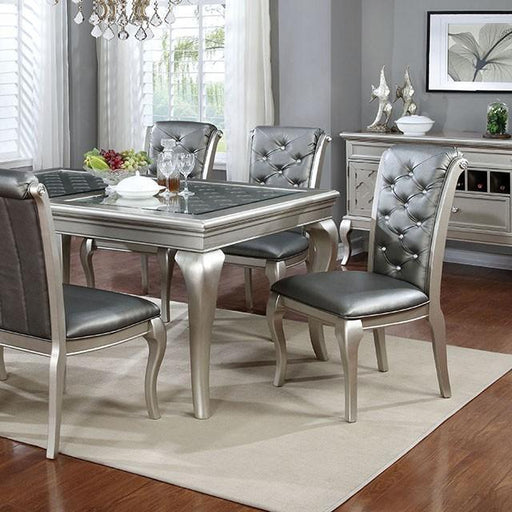 Amina Champagne Dining Table - Furniture 2 Go- FL